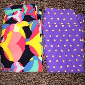 2 pack LuLaRoe Tween leggings